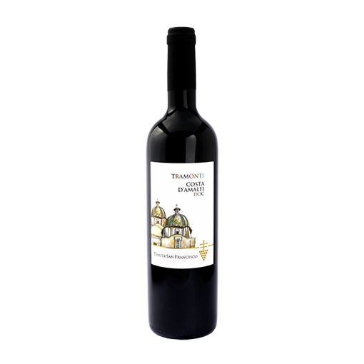 Tramonti Rosso Costa Di Amalfi Tenuta San Francesco Doc 2022 Cl.75 13% Vol.