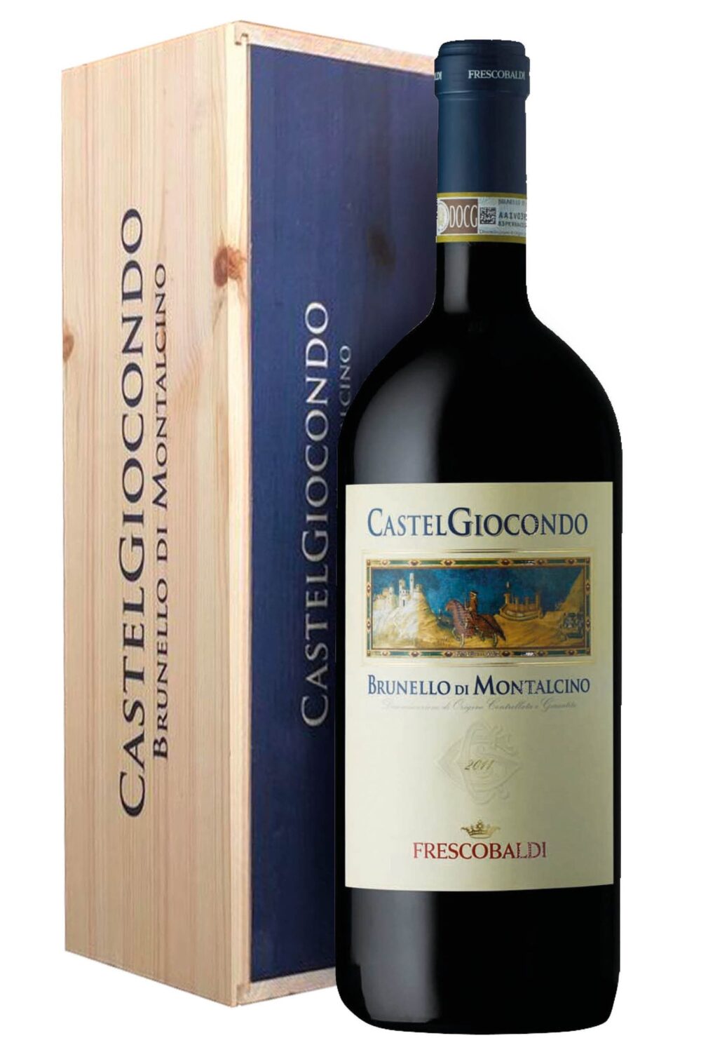 Brunello Di Montalcino Docg 2019 Castelgiocondo Frescobaldi 1,5 Litri Cassa Legno 14,5% Vol.