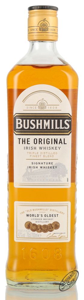 Whisky Irish Bushmills 1 Litro 40% Vol.