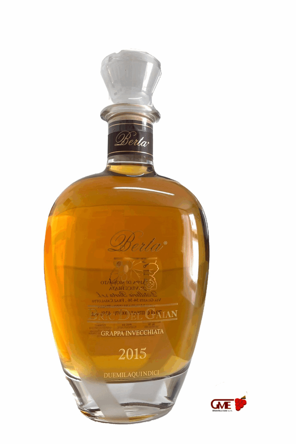 Grappa Di Moscato Invecchiata Bric Del Gaian 2015 Distillerie Berta Cl.70 43% Vol