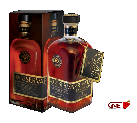 Grappa Di Amarone Riserva Privata Bottega Cl.70 43% Vol. Astucciato