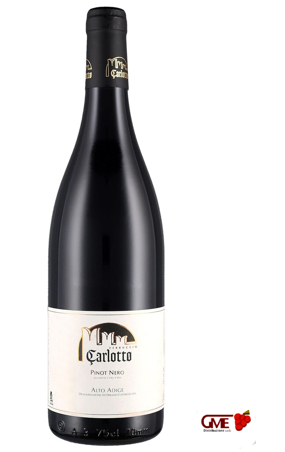 Pinot Nero Ferruccio Carlotto Doc 2021 Filari Mazzon Cl.75 14% Vol.