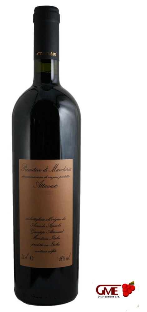 Primitivo Di Manduria Attanasio Dop 2016 Cl.75 16,5% Vol.