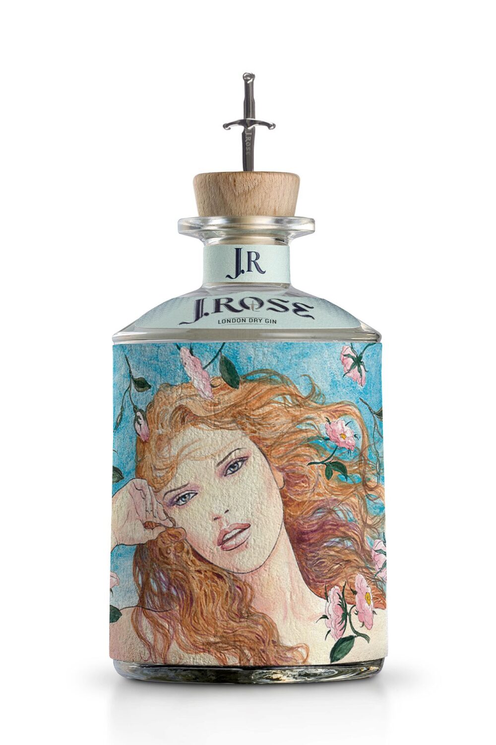Gin J. Rose London Dry JR09 Cl.70 43% Vol.