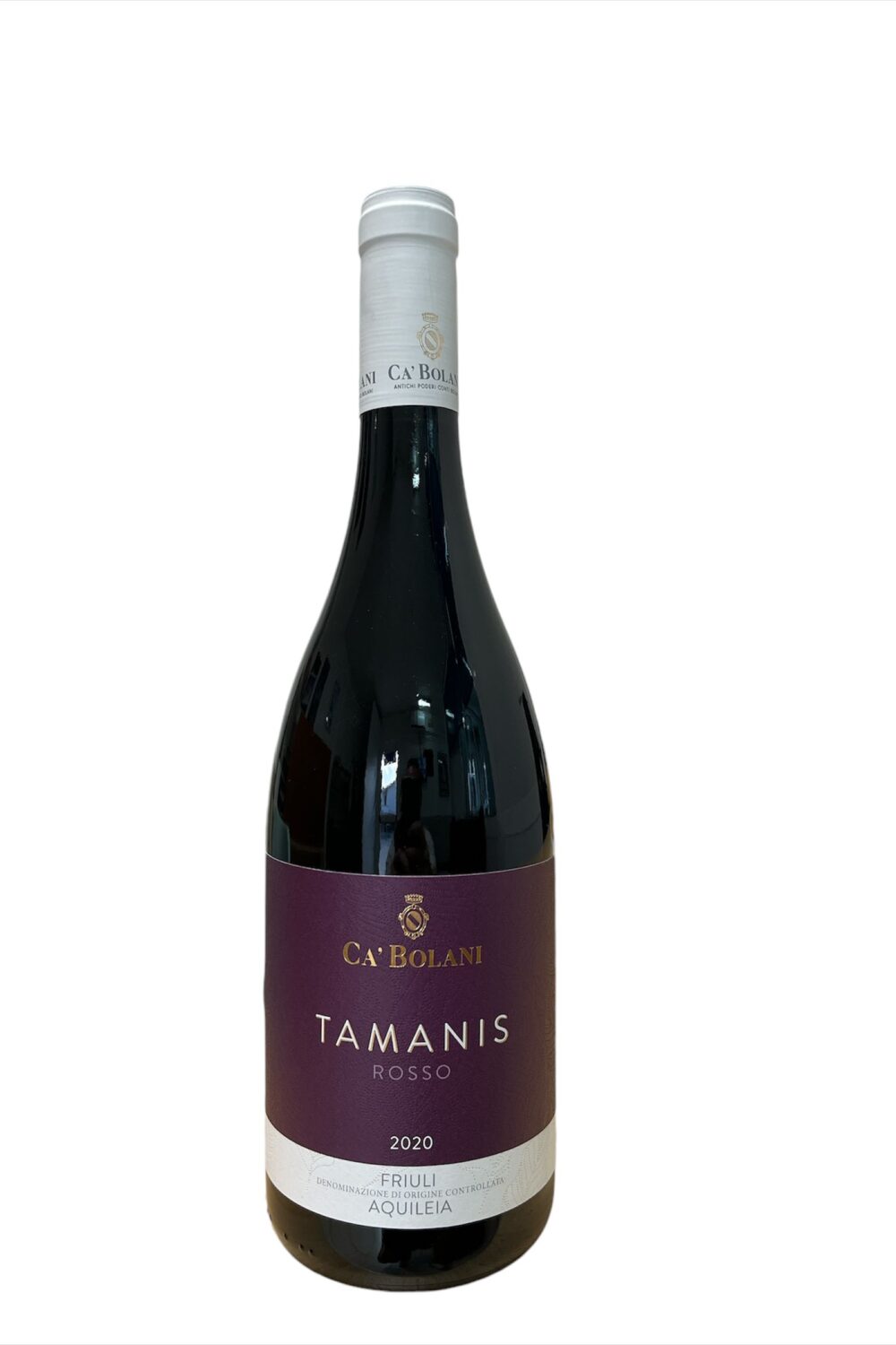 Tamanis Rosso Doc 2020 Aquileia Del Friuli Ca'Bolani Cl.75 13% Vol.