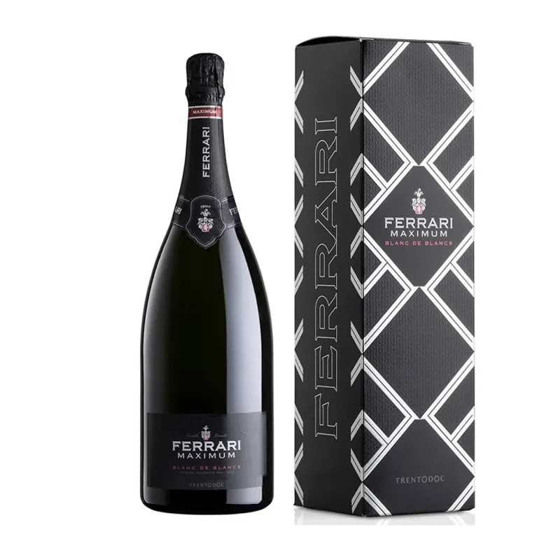 Ferrari Maximum Blanc De Blancs Trento Doc 1,5 Litri Astucciato 12,5% Vol.