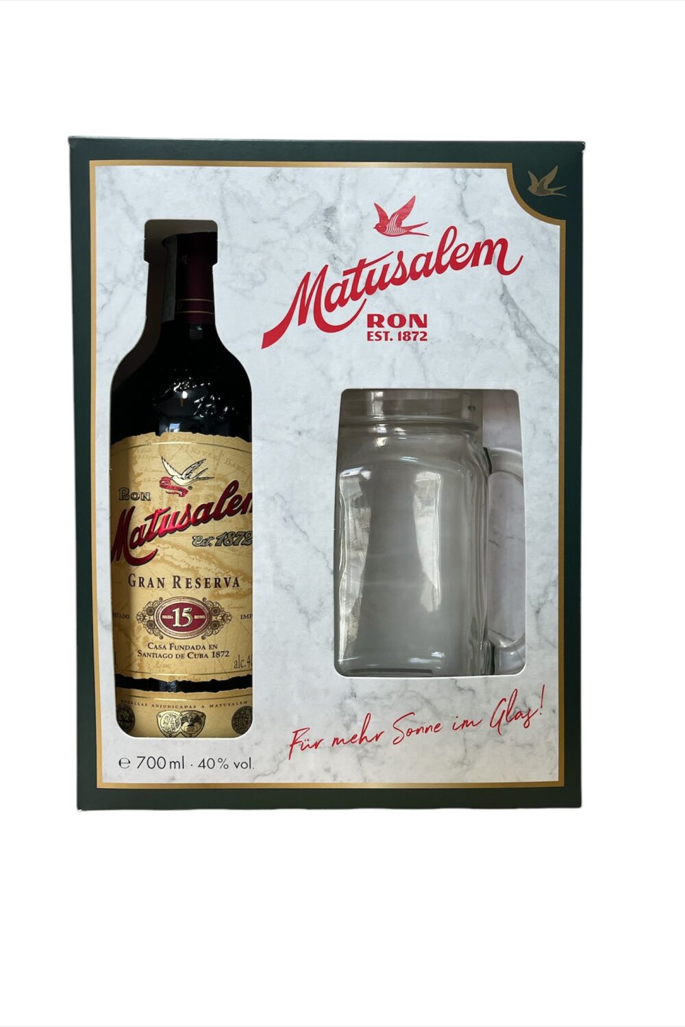Ron Matusalem 15 Y Gran Reserva Confezione Con Bicchiere Cl.70 40% Vol.