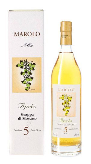 Grappa Di Moscato Après 5 Anni Riserva 2018 Marolo Astucciato Cl.70 42% Vol.
