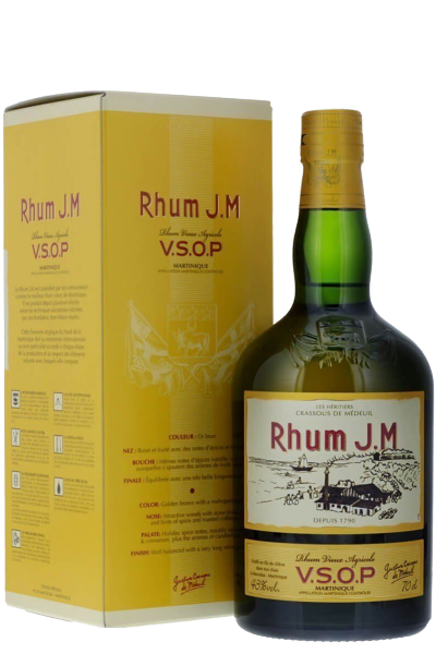Rhum J.M Vieux Agricole V.S.O.P. Astucciato Cl.70 43% Vol.