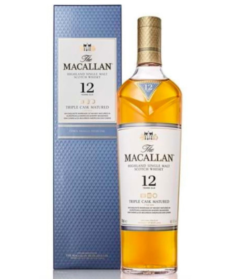 Whisky The Macallan 12 Y Triple Cask Matured Fine Oak Astucciato Cl.70 40% Vol.
