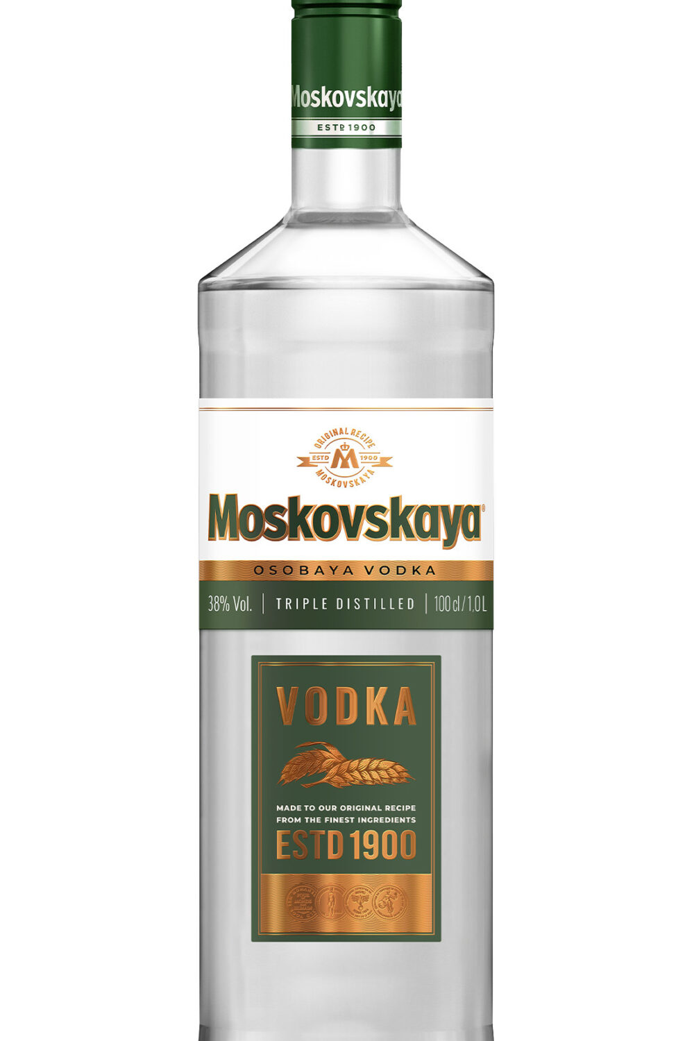 Vodka Moskovskaya 1 Litro 38% Vol.